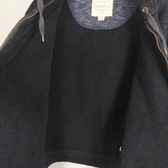 Weatherproof Men’s Black Hooded sherpa lined Jacket Size L - Picture 7 of 9